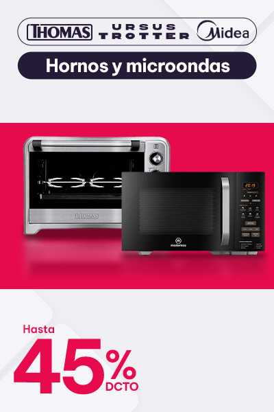 Hornos y microondas hasta 45% de descuento