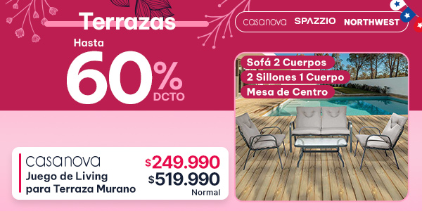 Terrazas hasta 60% descuento