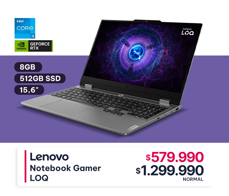 Notebook Gamer Lenovo LOQ