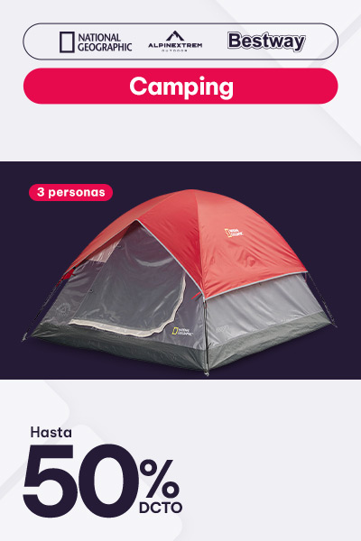 Camping hasta 50% descuento