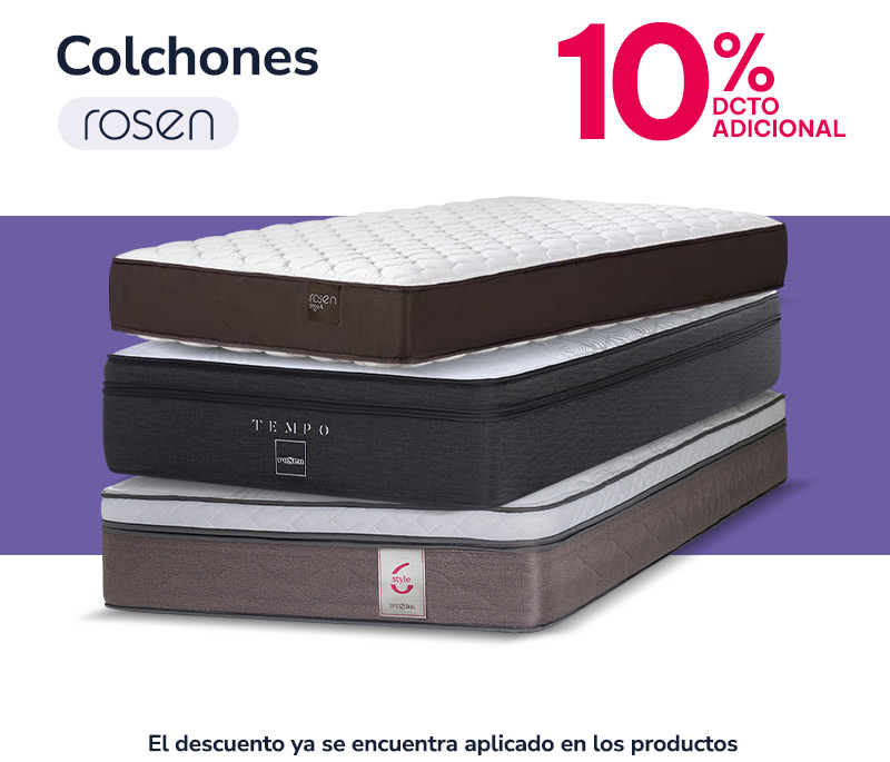 Colchones Rosen 10% dcto adicional