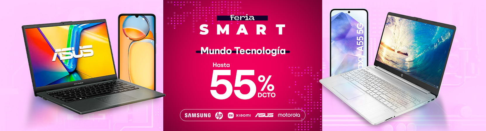 Feria Smart Mundo tecnologia hasta 55% dcto